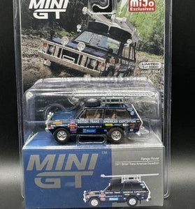 Mini GT 1:64 Range Rover 1971 British Trans-Americas Expedition #542