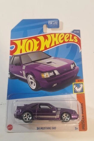 2022 HOT WHEELS SUPER TREASURE HUNT PURPLE '84 MUSTANG SVO