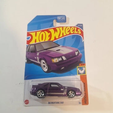 2022 HOT WHEELS SUPER TREASURE HUNT PURPLE '84 MUSTANG SVO