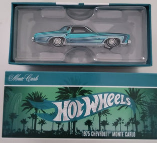 HOT WHEELS RLC AQUA 1975 CHEVY MONTE CARLO