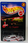 HOT WHEELS WHITE JIFFY LUBE '65 CHEVY IMPALA W/RR'S