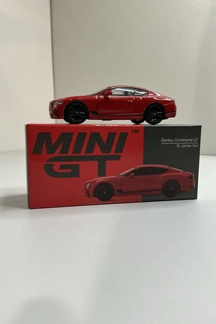 Mini GT ##216 Bentley Continental GT St James Red