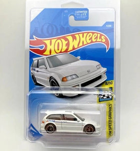 Hot Wheels 2019 Super Treasure Hunt '90 Honda Civic EF White