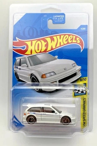 Hot Wheels 2019 Super Treasure Hunt '90 Honda Civic EF White