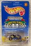 HOT WHEELS YAMAHA RACING TEAM BLUE GO KART W/GOLD HUB WHEELS