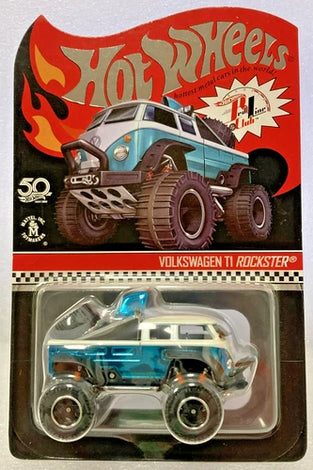 HOT WHEELS RLC BLUE VOLKSWAGEN T1 ROCKSTER