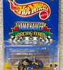 HOT WHEELS YAMAHA RACING TEAM BLUE GO KART W/GOLD HUB WHEELS