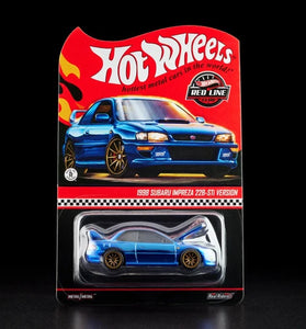 HOT WHEELS RLC BLUE 1998 SUBARU IMPREZA 22B-STI VERSION
