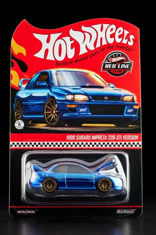 HOT WHEELS RLC BLUE 1998 SUBARU IMPREZA 22B-STI VERSION
