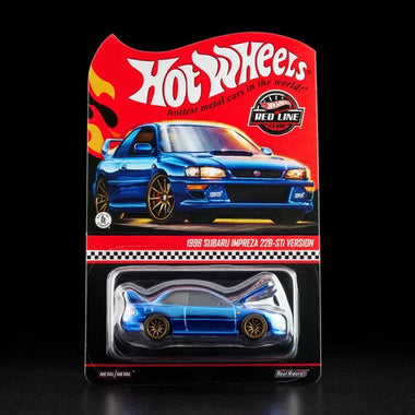 HOT WHEELS RLC BLUE 1998 SUBARU IMPREZA 22B-STI VERSION