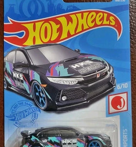 Hot Wheels 2018 Honda Civic Type R HKS Super Treasure Hunt
