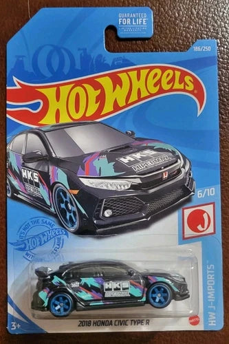 Hot Wheels 2018 Honda Civic Type R HKS Super Treasure Hunt
