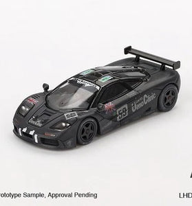 Mini GT #870 McLaren F1 GTR #59 1995 Le Mans 24Hr Winner Post-Race Weathered