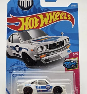2021 Hot Wheels Super Treasure Hunt STH White Mazda RX-3