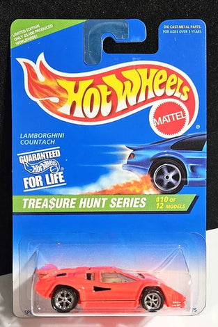 Hot Wheels 1996 Treasure Hunt #10 of 12, Lamborghini Countach Collector #429