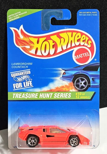 Hot Wheels 1996 Treasure Hunt #10 of 12, Lamborghini Countach Collector #429