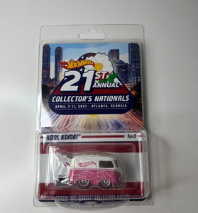 2021 Hot Wheels PINK KOOL KOMBI 21st Nationals Convention #5364