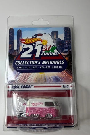 2021 Hot Wheels PINK KOOL KOMBI 21st Nationals Convention #5364