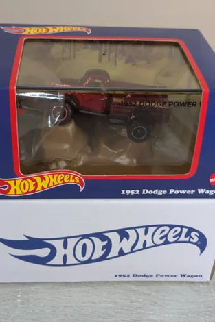 HOT WHEELS RLC RED 1952 DODGE POWER WAGON