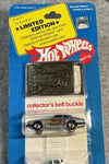 1978 HOT WHEELS 3 PACK W/BELT BUCKLE, HOT BIRD, 57 T-BIRD & JAGUAR XJS