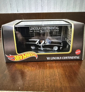 HOT WHEELS RLC BLACK '61 LINCOLN CONTINENTAL