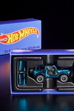 Hot Wheels Collectors RLC Exclusive ’21 Ford Bronco Wildtrak Aqua Blue
