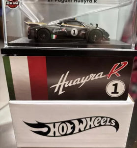 HOT WHEELS RLC BLACK '21 PAGANI HUAYRA R