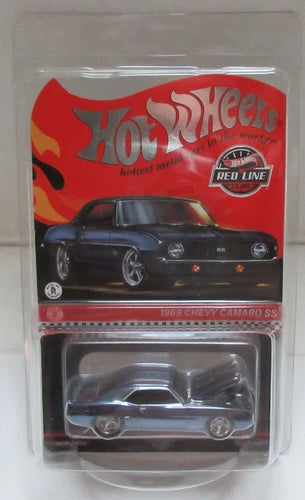 Hot Wheels Redline Club RLC 1969 Chevy Camaro SS Spectraflame Steel Blue