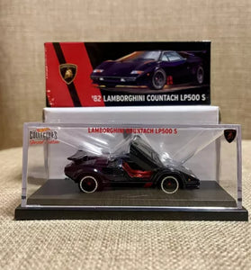 HOT WHEELS RLC BLACK '82 LAMBORGHINI COUNTACH LP500 S
