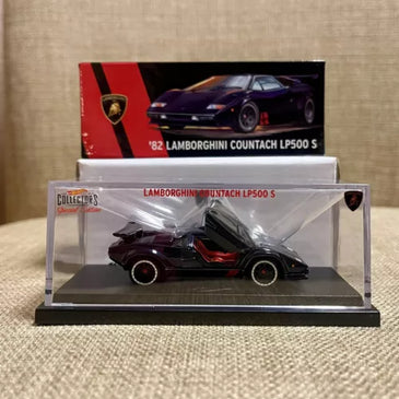 HOT WHEELS RLC BLACK '82 LAMBORGHINI COUNTACH LP500 S
