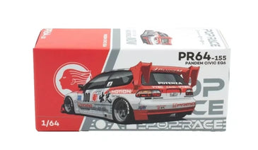 Pop Race Honda Pandam Civic EG6 FOSHAN Event 1/64 PR640155