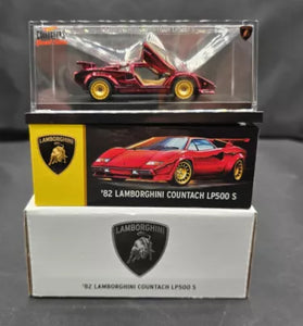HOT WHEELS RLC RED '82 LAMBORGHINI COUNTACH LP500 S