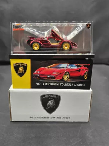 HOT WHEELS RLC RED '82 LAMBORGHINI COUNTACH LP500 S