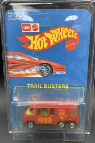 HOT WHEELS LEO TRAILBUSTERS RED SPIDERMAN GMC MOTORHOME