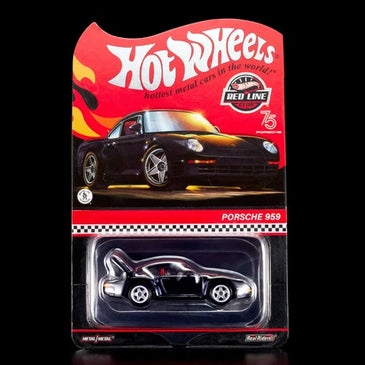 HOT WHEELS RLC BLACK PORSCHE 959 IN PROTECTO