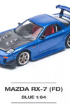 Pop Race Mazda RX-7 (FD) RE Amemiya - Blue 1:64