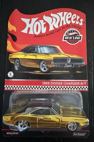 HOT WHEELS RLC GOLD 1969 DODGE CHARGER R/T