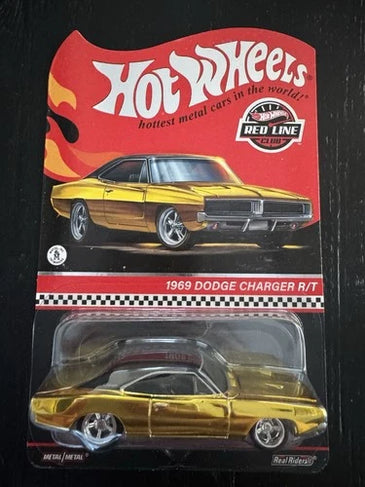 HOT WHEELS RLC GOLD 1969 DODGE CHARGER R/T
