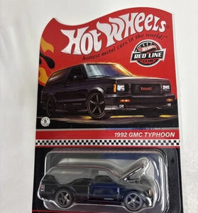 HOT WHEELS RLC BLACK 1992 GMC TYPHOON