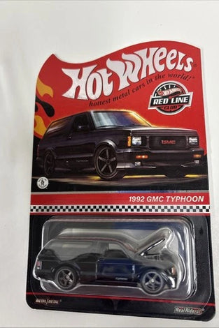 HOT WHEELS RLC BLACK 1992 GMC TYPHOON
