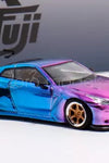 FUJI  PINK & BLUE PANDEM ROCKET BUNNY NISSAN SKYLINE GT-R R35