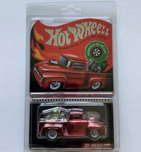 RLC HWC EXCLUSIVE HOLIDAY RED CUSTOM '56 FORD F-1 PICKUP