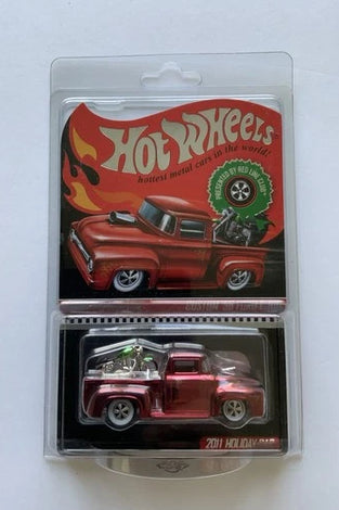 RLC HWC EXCLUSIVE HOLIDAY RED CUSTOM '56 FORD F-1 PICKUP