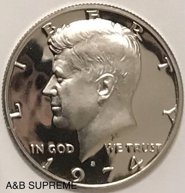 1974-S CLAD PROOF KENNEDY HALF DOLLAR (Copy)