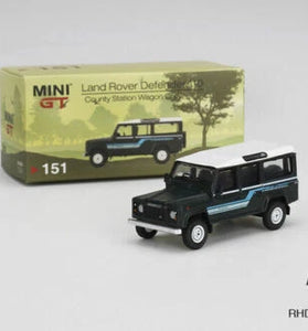 MINI GT #151 Land Rover Defender 110 1985 County Station Wagon
