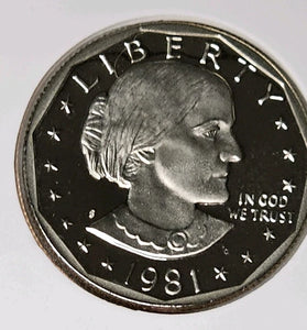 1981-S PROOF SUSAN B. ANTHONY DOLLAR