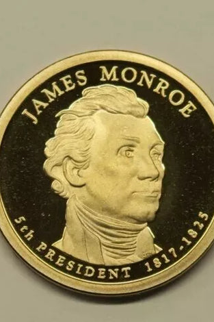 2008-S PROOF JAMES MONROE PRESIDENTIAL DOLLAR