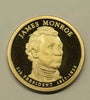 2008-S PROOF JAMES MONROE PRESIDENTIAL DOLLAR