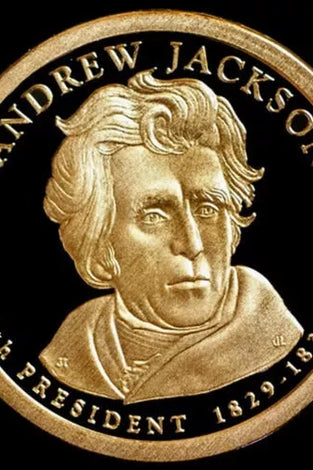 2008-S PROOF ANDREW JACKSON PRESIDENTIAL DOLLAR