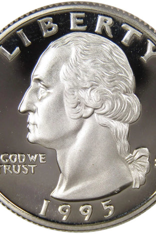 1995-S CLAD PROOF WASHINGTON QUARTER